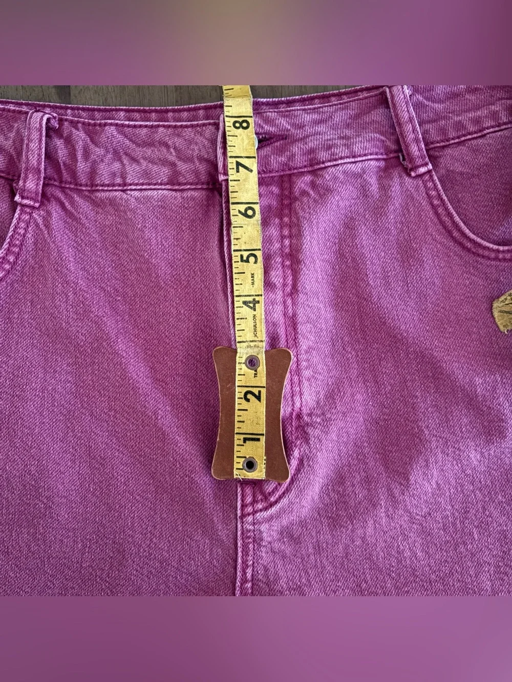 Anthropologie Pilcro Sz. 32 Sunwashed Raspberry High Rise Shorts
